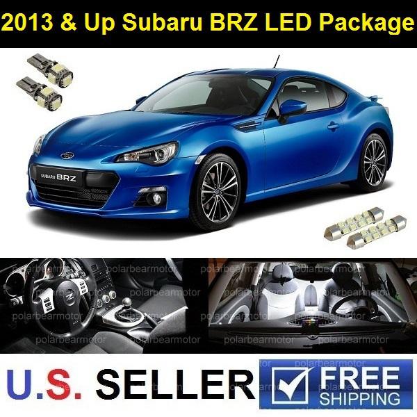 Buy 2013 & Up Subaru BRZ Interior Full LED SMD Lights Package Kit Deal ...