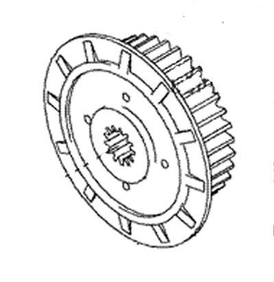 New kawasaki clutch hub 92-07 kx250 kx 250 center