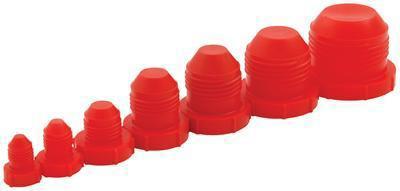 Allstar all50810 an plugs plastic red five of each size -3 an to -16 an male kit