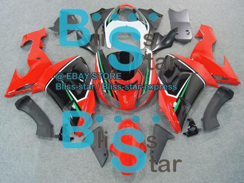 Injection fairing bodywork plastic kit fit kawasaki zx-10r zx10r 2006-2007 47 y7