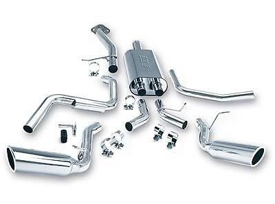 Gmc sierra 1500 borla stainless steel cat-back system 14940