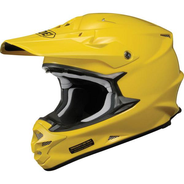 Brilliant yellow m shoei vfx-w helmet 2013 model