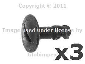 Audi engine protection pan dowel pin black  oem new (3) + 1 year warranty