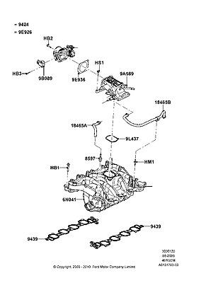 5l2z9e926a throttle body and motor assy 04 mountaineer