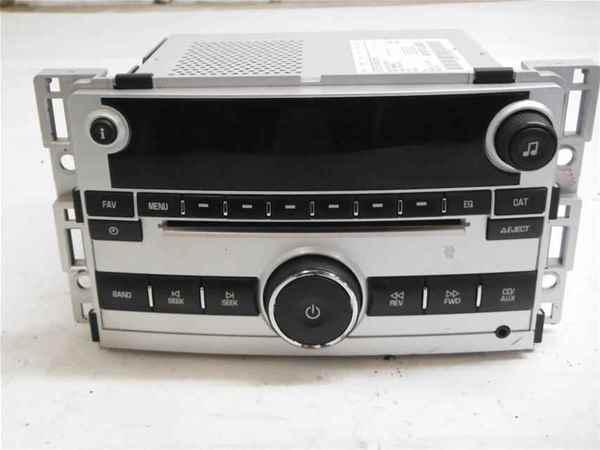 09 10 11 12 malibu oem single disc cd mp3 player radio