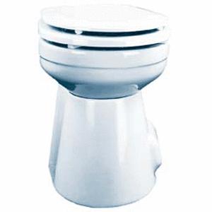 Raritan crown head ii hi-boy - white, household style - straight discharge - rem