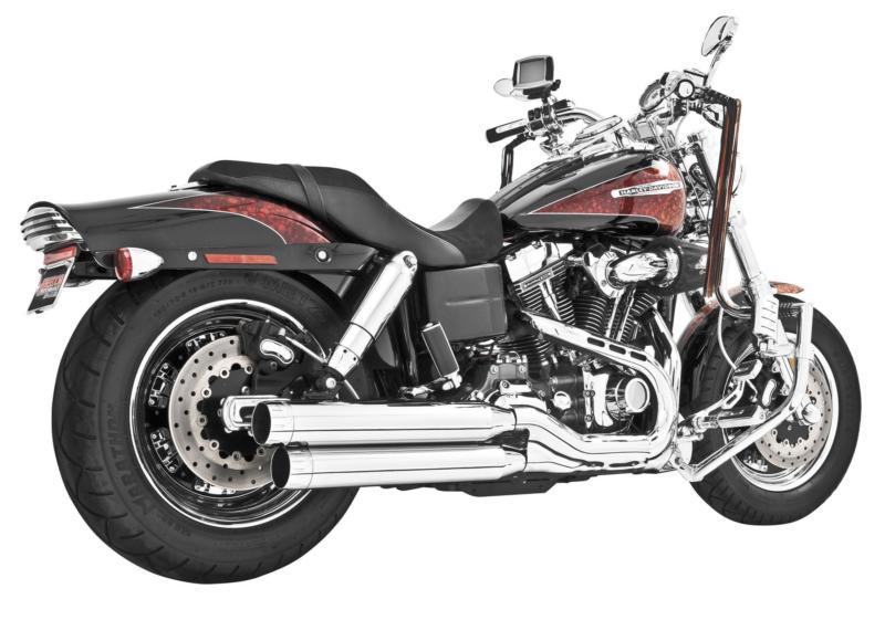 Freedom performance signature slip-ons - chrome body with chrome tip  hd00191