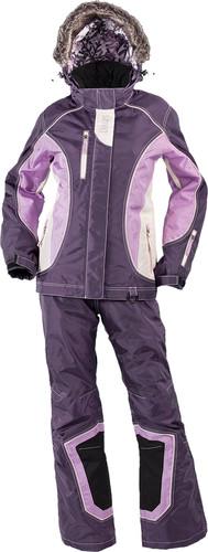 Divas snowgear divine ii womens motorcycle jacket eggplant/ivory medium