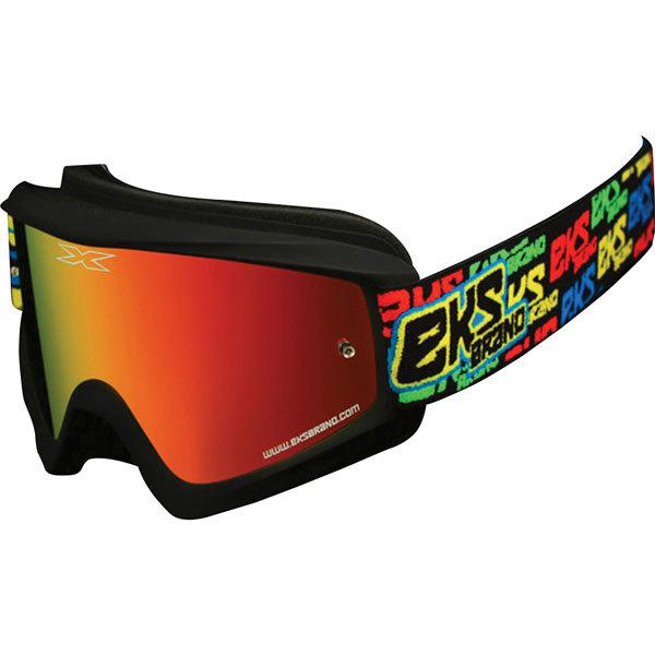 Black/red mirror lens x brand gox concussion incognito goggles