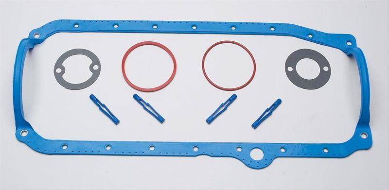 Fel-pro felos34500r oil pan gaskets 1-piece chevy each 5.0/5.7l rubber/steel