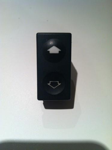 Bmw window switch with green base