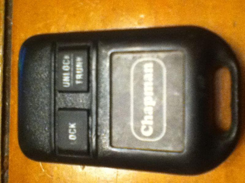 Chapman keyless remote entry  fob fcc# goh-tsm-23  