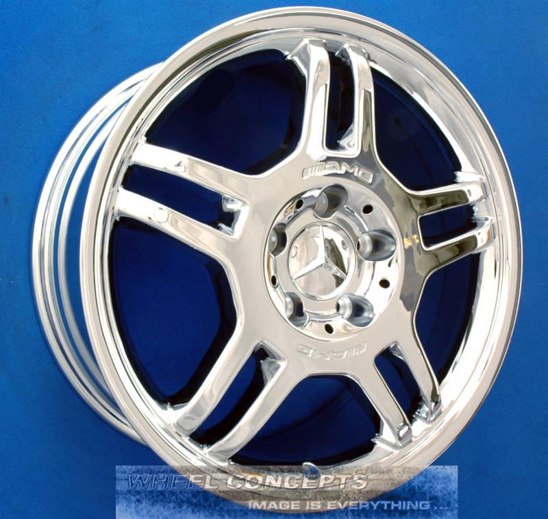 Mercedes c32 slk32 amg 17 inch chrome wheel exchange c 