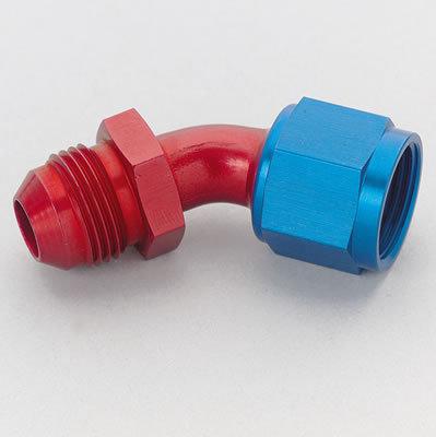 Aeroquip fbm3149 fitting coupler 45 deg -8 an female to -8 an male red ea