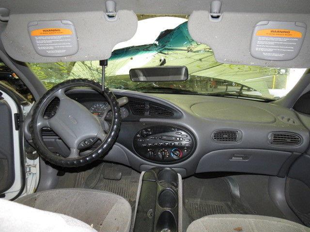 1997 ford taurus sunvisor lh driver gray w/mirror 2575440