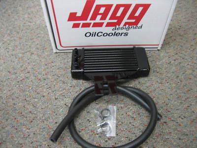 Jagg 2500,   10 row horizontal oil cooler   harley '91-on  dyna.   0713-0064