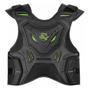 New icon stryker field armor vest black/green size:large/extra large