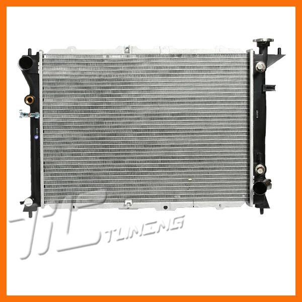 Brand new cooling radiator assembly for 1989-1991 hyundai sonata 2.4 l4 auto a/t