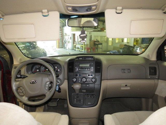 2008 kia sedona sunvisor passenger rh tan w/mirror 2627755