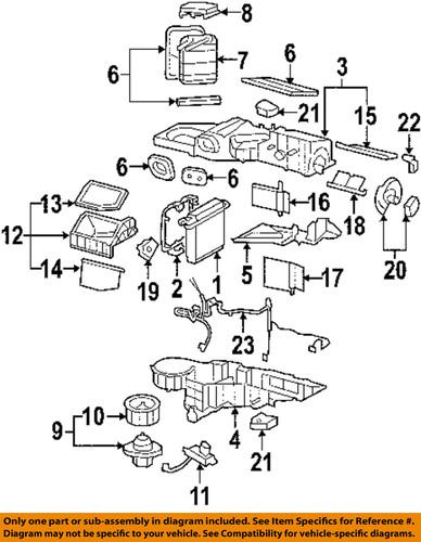 Gm oem 22741027 blower motor/hvac blower motor