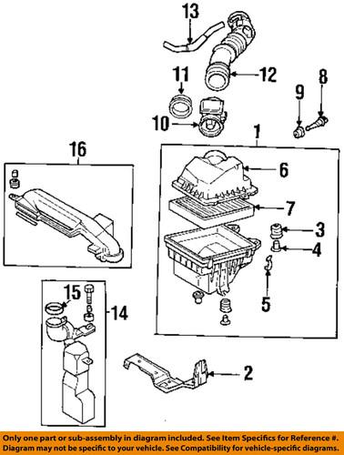 Mazda oem b59513z40 9u air filter