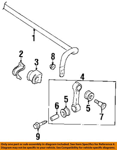 Volkswagen oem 1j0411327 suspension stabilizer bar link bushing