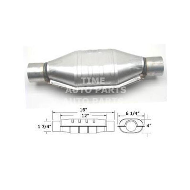 Universal catalytic converter 1.75" 16" long obdii 1.75