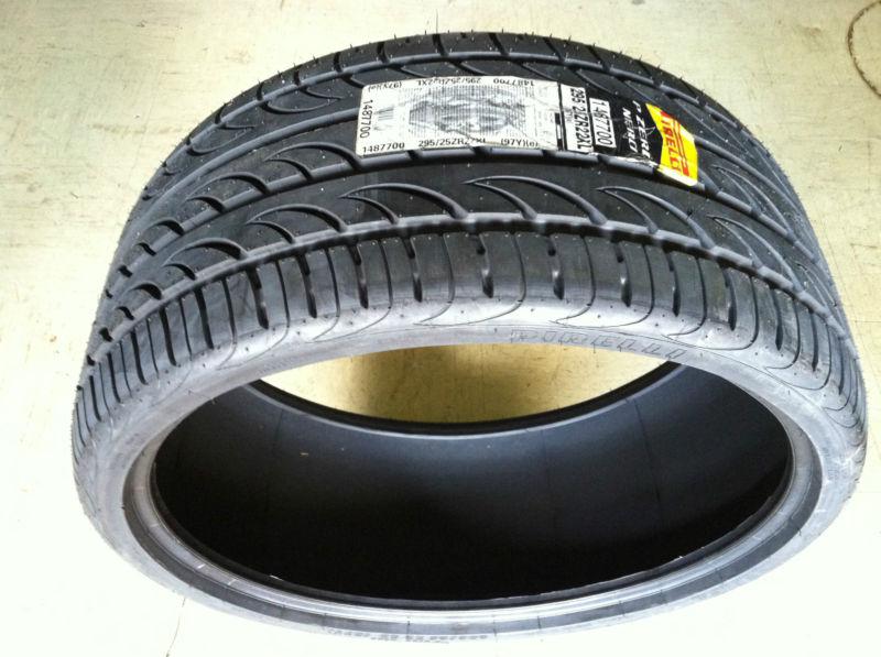 New pair of  295 25 22 pirelli p-zero nero ultra high performance tires x2 