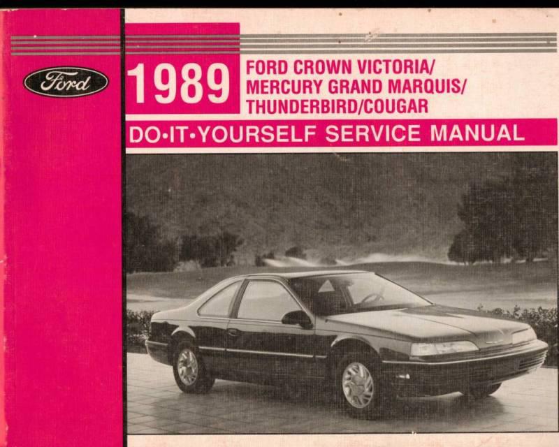 Ford 1989 diy service manual general info applies to all cars! ford not chiltons