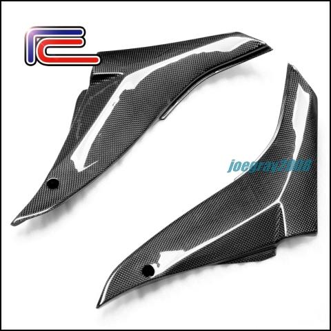 Rc carbon fiber tank side panels covers kawasaki ninja zx 10r 08 09 10