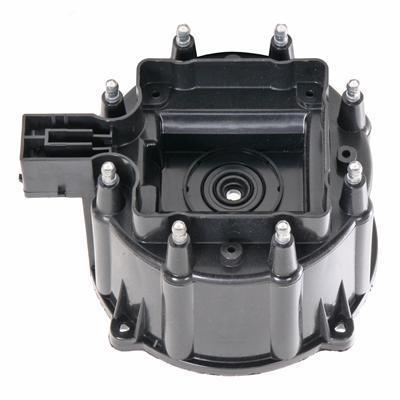 Acdelco distributor cap male/hei-style black screw-down cadillac chevy v8 ea