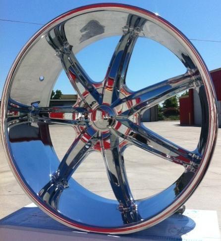 24 inch wheels + tires u2w35 chrome chevrolet yukon 90 91 92 93 94 95 96 97