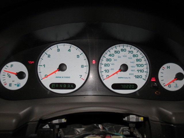 2003 dodge intrepid 78220 miles speedometer instrument cluster gauges 2399020