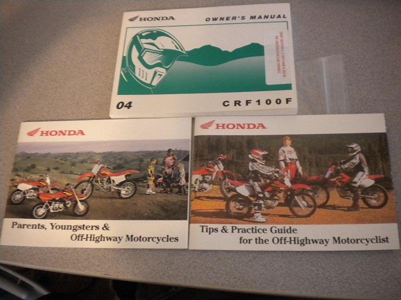 Honda owners owner's manual 2004 crf100