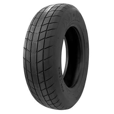 M&h racemaster radial drag race tire 185/75-15 blackwall rod02 set of 4