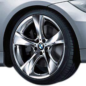 Bmw oem e90/91/92/93 chrome star spoke wheels style 311 set of 4 (wheels only)