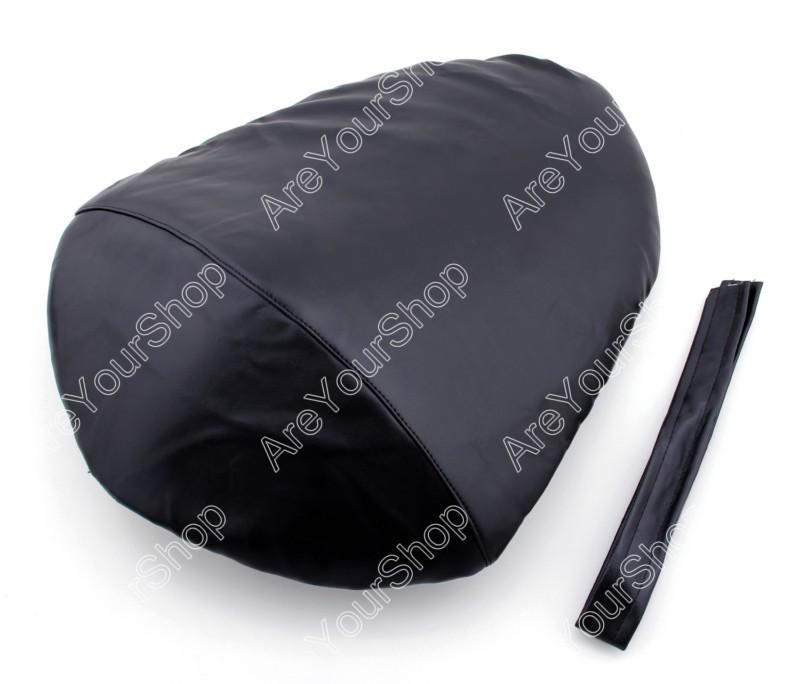 Passenger rear pu leather seat cowl cover pillon kawasaki z1000 2007-2009 black