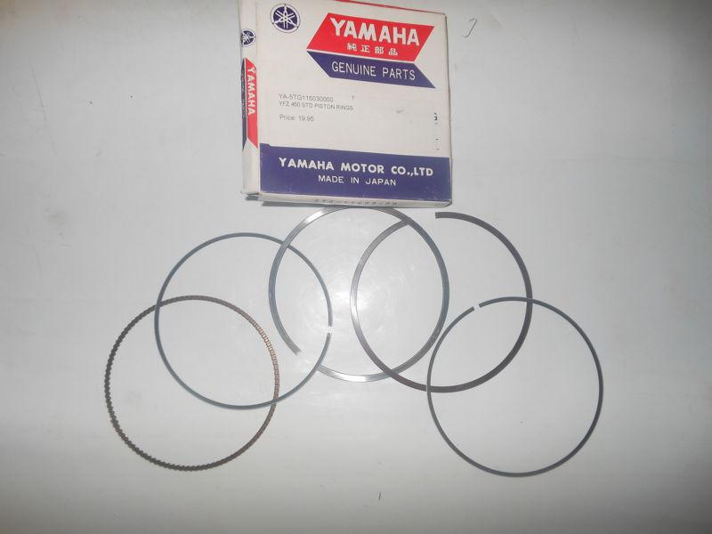 Yamaha yfz450 stock oem piston ring set brand new 5tg-11603-00 in stock