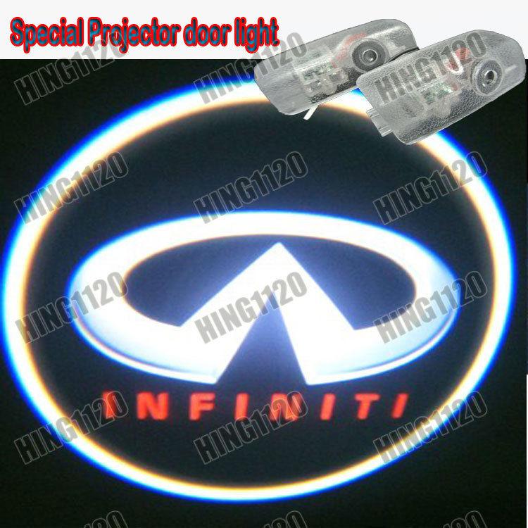 Infiniti fx g25 car interior led laser projector shadow lamp lights door 