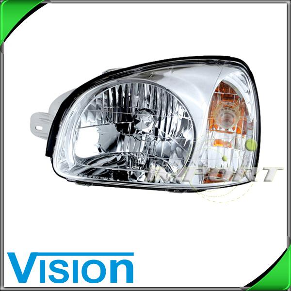 Driver side left l/h headlight lamp assembly new for 2001-2003 hyundai santa fe