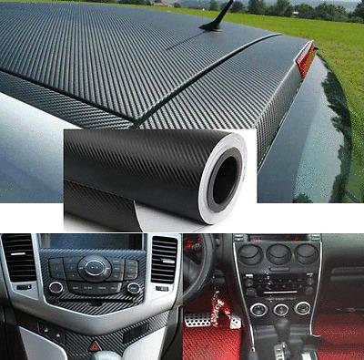 Diy carbon fiber wrap roll decal sticker for car auto vehic 1.27mx30cm xhy08