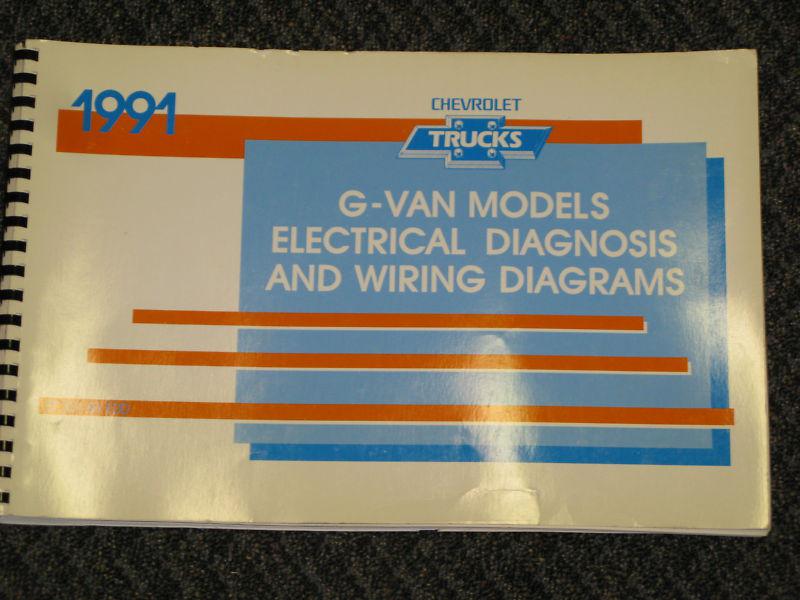 1991 chevrolet g van electrical diagnosis and wiring diagrams