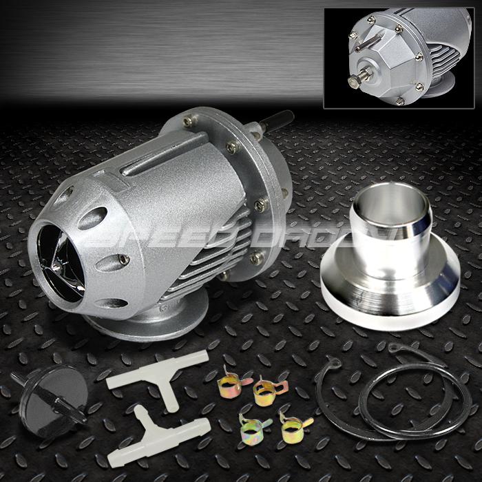 Aluminum adjustable billet anodized type-1 turbo sqv blow off valve bov silver