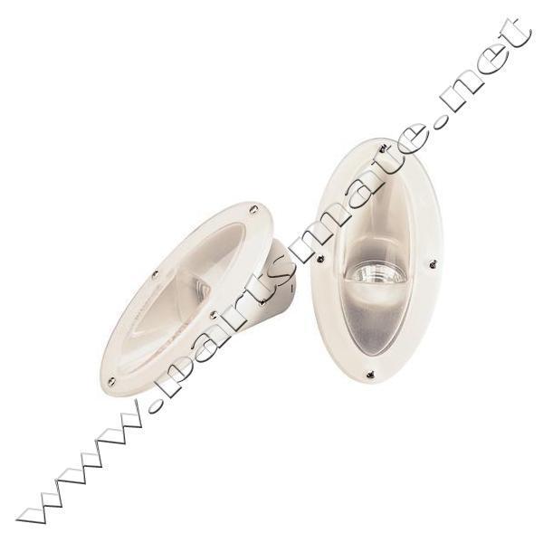 Aqua signal 851037 compact docking lights white pair