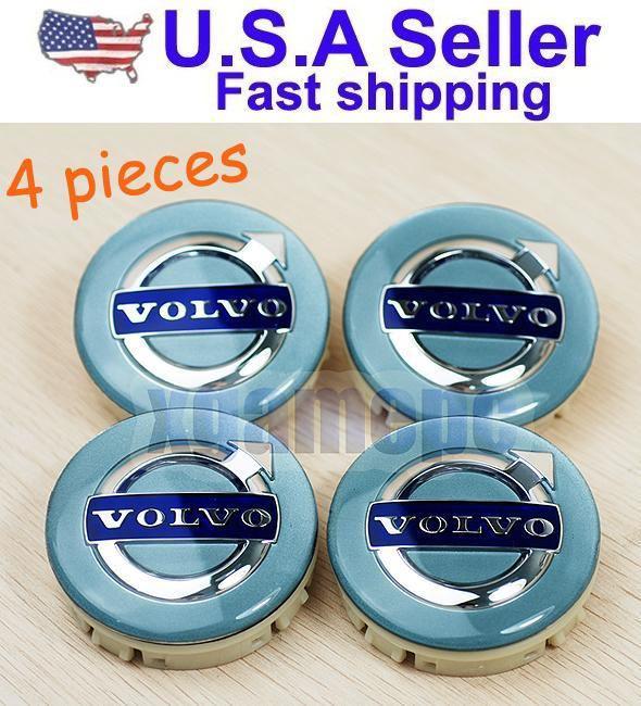 4 pcs s40 s50 s60 s70 s80 s90 850 xc70 xc90 960 volvo wheel center caps 30666913