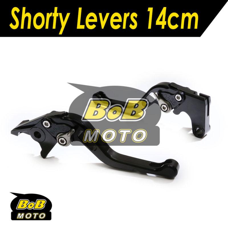 Honda cbr1000rr / fireblade 10 11 12 13 black short clutch brake levers set bsti