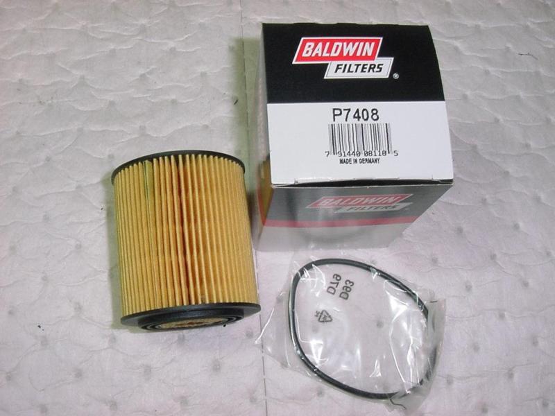 * mini cooper engine oil filter baldwin bmw 02 - 08 new *