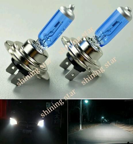 Set of 2 headlight h7 hyper white car auto headlight bulbs. ** usa seller**