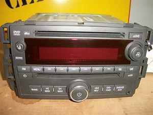 07-08 saturn outlook radio receiver cd/dvd/mp3 player oem uva part#25776634