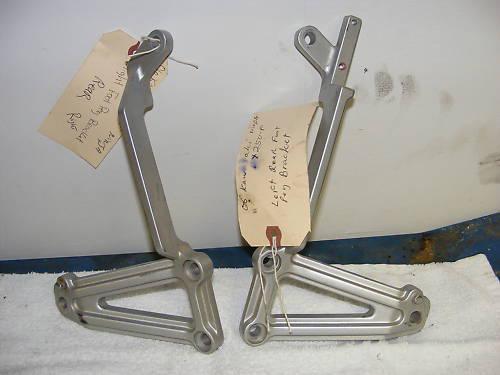 06 kawasaki ex250f ninja ex 250 rear foot brackets  l r